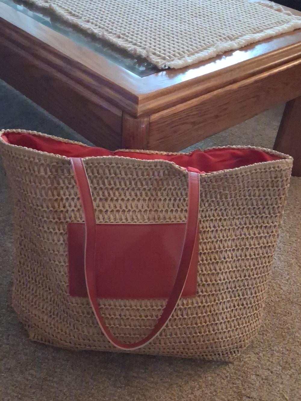 Uno De 50 Straw Paper Tote Bag